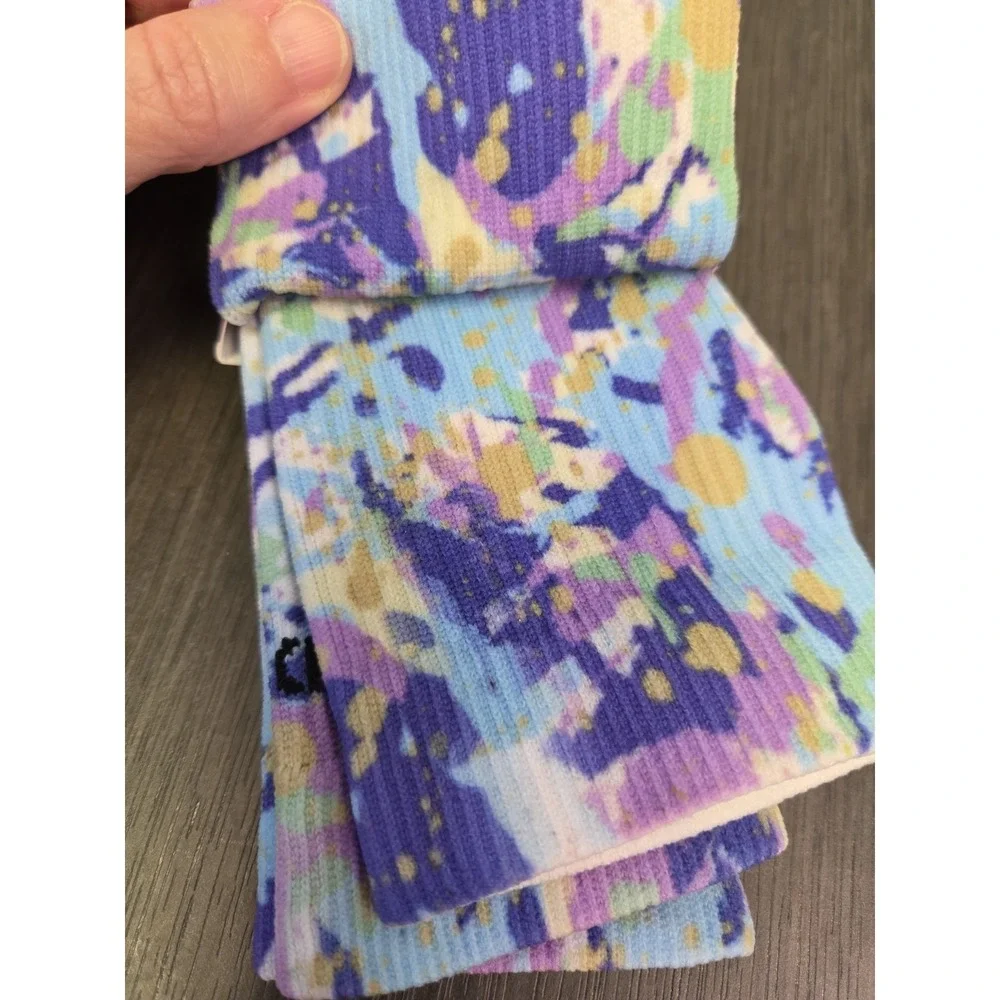Crazy Compression Unisex Compression Socks L/XL Tie Dye Colorful NWT